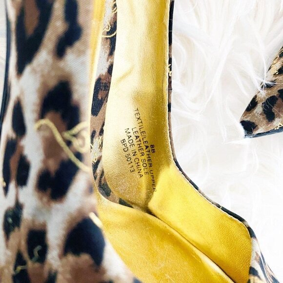 Baby Phat Leopard Print Gold Heels Vintage Y2K Customized 🎉HOST PICK 🎉 - Picture 5 of 12